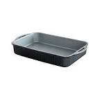 Hastings Home Durable Non-Stick Roasting Pan with Flat Rack for Oven Cooking