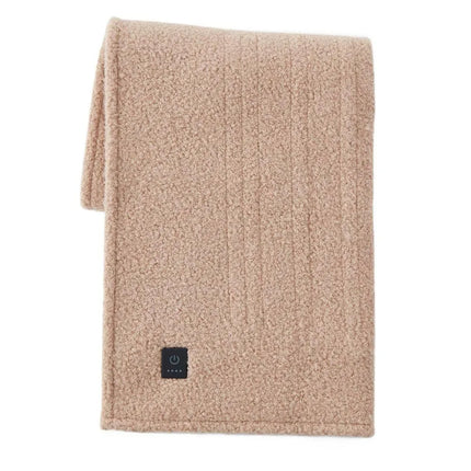 Brookstone Heated Coziest Decorative Electric Throw Blanket 50x60in Brown