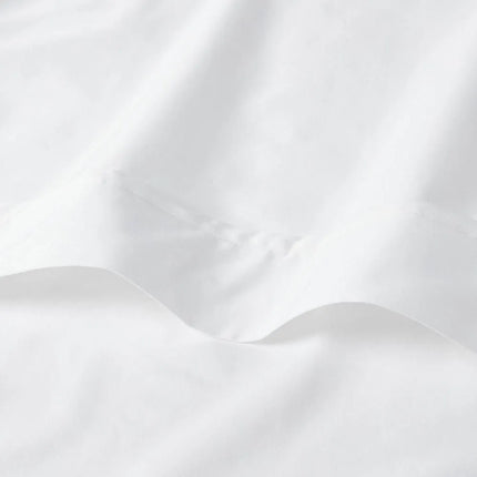 Threshold 400 Thread Count Cotton Sateen Flat Sheet White Full