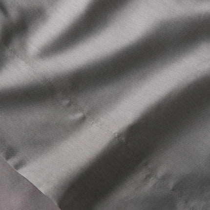 Casaluna 300 Thread Count Cotton Blend Satin Sheet Set Queen Dark Gray