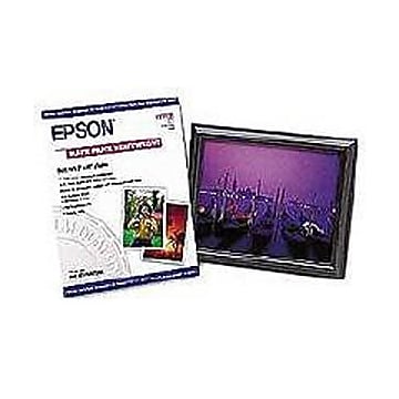 Epson Premium Presentation Paper MATTE (8x10 Inches, 50 Sheets) (S041467),Bright White