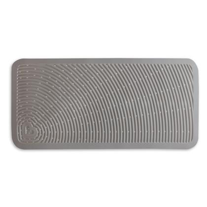 Munchkin Soft Spot Baby Bath Mat for Tub, Cushioned Bathtub Mat for Toddlers and Kids, 36"x17", Grey White