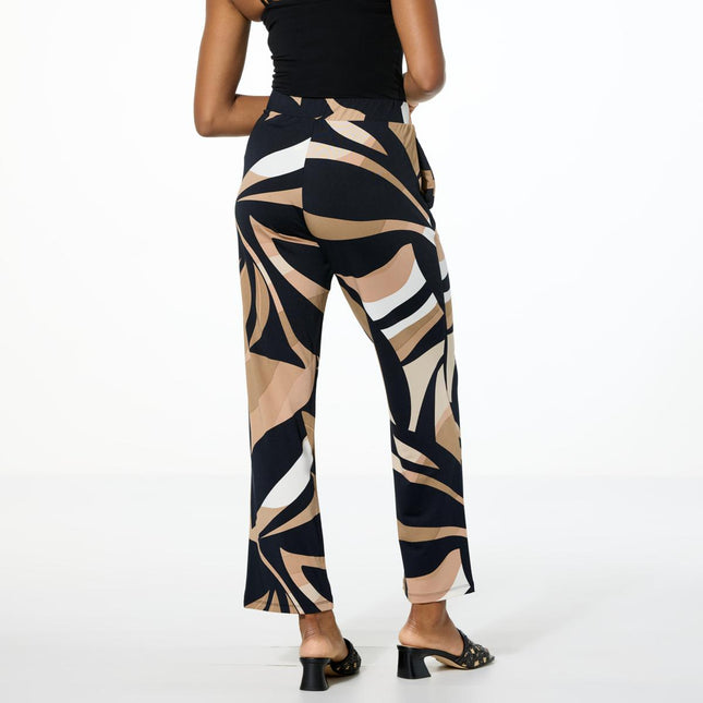 Nina Leonard 2-Pack Straight Leg Pull-On Pants with Pockets