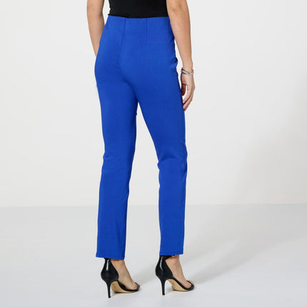 Nina Leonard Millennium Tummy-Smoothing Stretch Knit Ankle Pant for Women