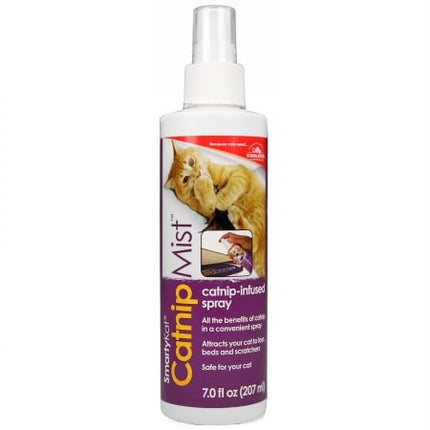SmartyKat Catnip Mist Spray for Cats & Kittens, Safe for Pets - 7 Fluid Ounces