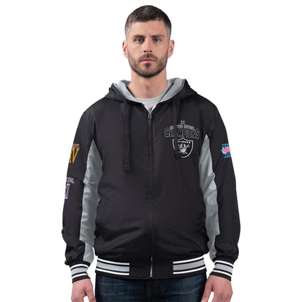Officially Licensed NFL Reversible Commemorative Hooded Jacket Fan Apparel