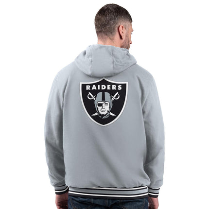 Officially Licensed NFL Reversible Commemorative Hooded Jacket Fan Apparel