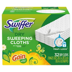 Swiffer Sweeper Dry Sweeping Cloth Refills, Gain Original, 32 Count