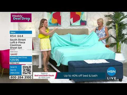 South Street Loft 6-Piece Coolmax Sheet Set