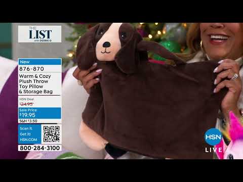 Warm and Cozy 3-in-1 Plush Throw Pillow and Storage Bag (Mocha Bear)