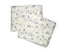 Threshold Standard Pillowcase Set 100% Cotton Blue Floral 20x32in