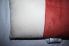 Threshold Oversized Colorblock Pieced Suede Lumbar Throw Pillow 12 X 24in