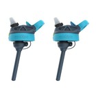 Contigo Kids Autospout Straw Water Bottle 14oz Pack of 2 Blueberry