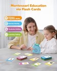 Talking Flash Cards 510 Words Pocket Speech Therapy Toy for Toddlers 1-4