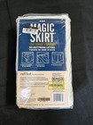 Magic Skirt Bed Skirt Elastic Band Pre-Shrunk White King