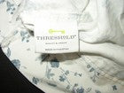 Threshold Standard Pillowcase Set 100% Cotton Blue Floral 20x32in