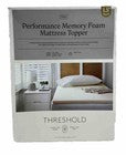 Threshold 100% Memory Foam Twin 1.5in Cool Touch Mattress Topper Cream