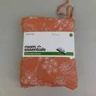 Room Essentials Easy Care Cotton Blend Sateen Sheet Set Twin Rust Floral