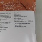 Room Essentials Easy Care Cotton Blend Sateen Sheet Set Twin Rust Floral