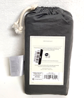 Casaluna 500 Thread Count Sateen Pillowcase Set Standard Size Dark Gray