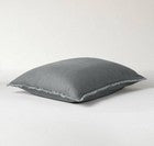 Casaluna Heavyweight Linen Blend Comforter & Sham Set Full/Queen Dark Gray
