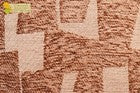 Threshold Geometric Patterned Cut Velvet Square Throw Pillow 18x18in
