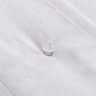 Magic Skirt Tailored Bedskirt Polyester Plain Weave 15" Drop Gray