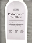 Threshold Queen Size 400 Thread Count Performance Flat Sheet - Classic Gray