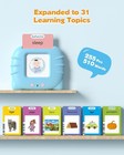 Talking Flash Cards 510 Words Pocket Speech Therapy Toy for Toddlers 1-4