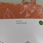 Room Essentials Easy Care Cotton Blend Sateen Sheet Set Twin Rust Floral