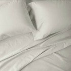 Casaluna 500 Thread Count Washed Supima Sateen Solid Sheet Set Full Natural