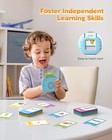 Talking Flash Cards 510 Words Pocket Speech Therapy Toy for Toddlers 1-4