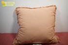 Threshold Geometric Patterned Cut Velvet Square Throw Pillow 18x18in