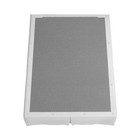 Magic Skirt Tailored Bedskirt Polyester Plain Weave 15" Drop Gray