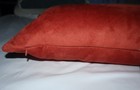 Threshold Oversized Colorblock Pieced Suede Lumbar Throw Pillow 12 X 24in