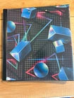 Mead Retro Trapper Keeper Binder Geometric Design with Two Folders