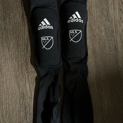 Adidas Youth MLS Soccer Sock Guard Medium Black FS6451