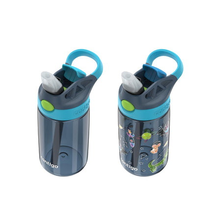 Contigo Kids Autospout Straw Water Bottle 14oz Pack of 2 Blueberry
