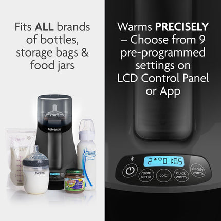 Baby Brezza Smart Baby Bottle Warmer Charcoal