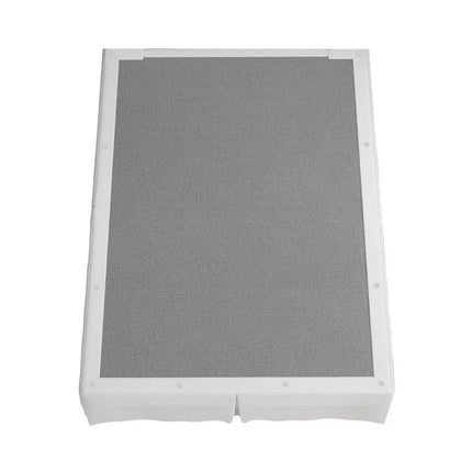 Magic Skirt Tailored Bedskirt Polyester Plain Weave 15" Drop Gray