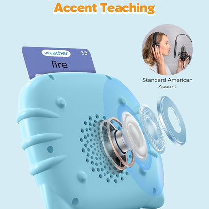Talking Flash Cards 510 Words Pocket Speech Therapy Toy for Toddlers 1-4