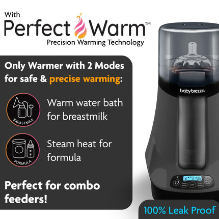 Baby Brezza Smart Baby Bottle Warmer Charcoal