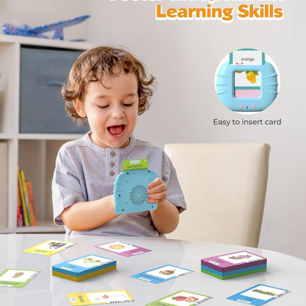 Talking Flash Cards 510 Words Pocket Speech Therapy Toy for Toddlers 1-4