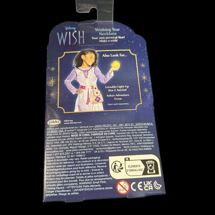 Disney Wish Movie Light-Up Wishing Star Necklace Toy 2023