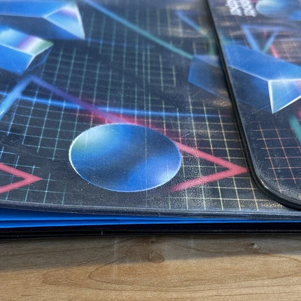 Mead Retro Trapper Keeper Binder Geometric Design with Two Folders