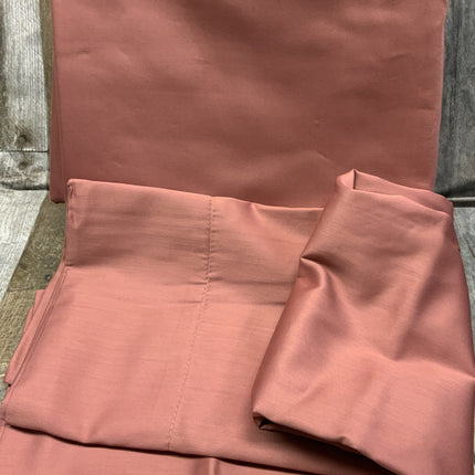 Casaluna 300 Thread Count Temperature Regulating Flat Sheet Pillowcases Rose