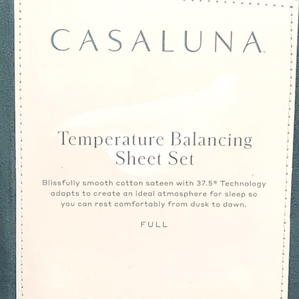 Casaluna Full Size 300 TC Temperature Balancing Sheet Set Teal
