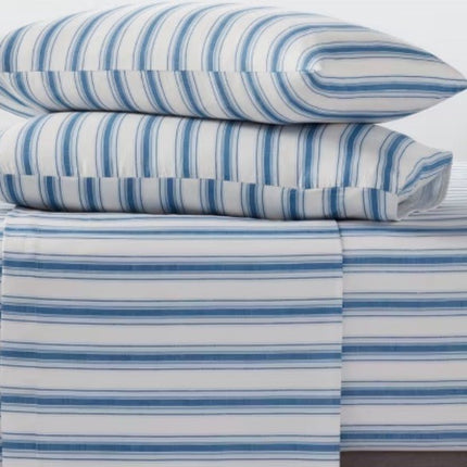 Room Essentials Microfiber Queen Sheet Set Striped Gray