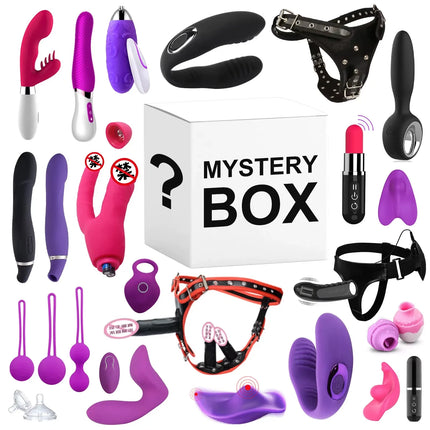 Deluxe Kinky Adult Novelty Mystery Box - Exciting Surprises, Over $150 Value
