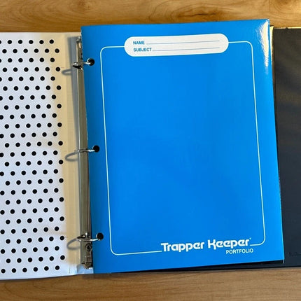 Mead Retro Trapper Keeper Binder Geometric Design with Two Folders